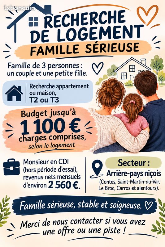 Appartement 2 pièces 45 m² · à Saint-Martin-du-Var · 45 m² · 1 100 €/mois