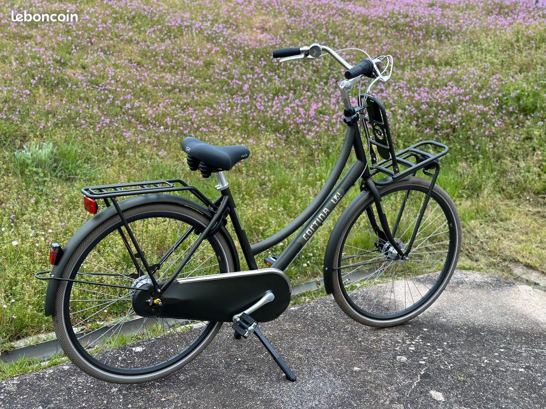 Vélo Hollandais Femme Cortina U4 Vert foncé (image 2)