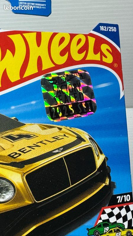Hotwheels 1/64 🇨🇵 2018 Bentley Continental 2025 #7/10 Sticker Factory Sealed (image 4)