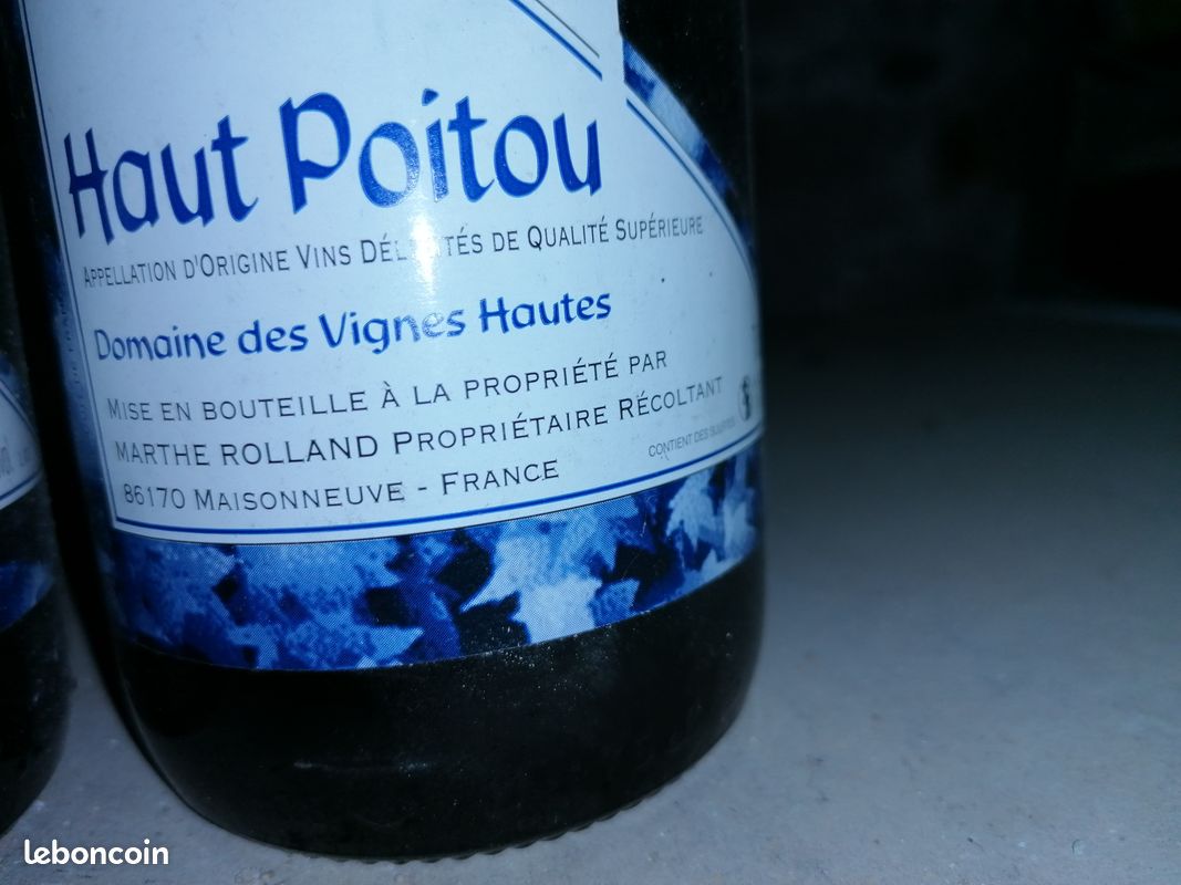 Idée KDO anniversaire pour jeune personne née en 2002 - 3 Bouteilles CABERNET HAUT POITOU 2002 (image 3)