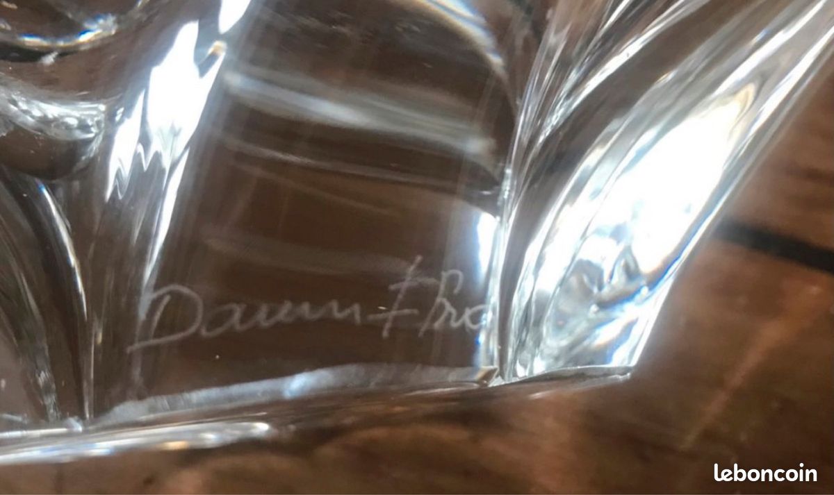 Grande coupe de cristal Daum France (image 2)