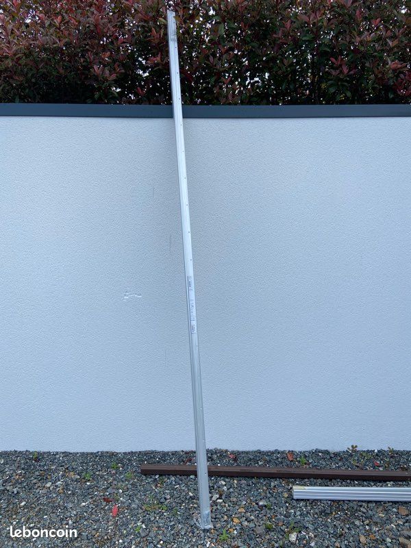 Nez de marche Sonstair Sondro à percement noyé en aluminium argent anodisé 270cm (image 2)