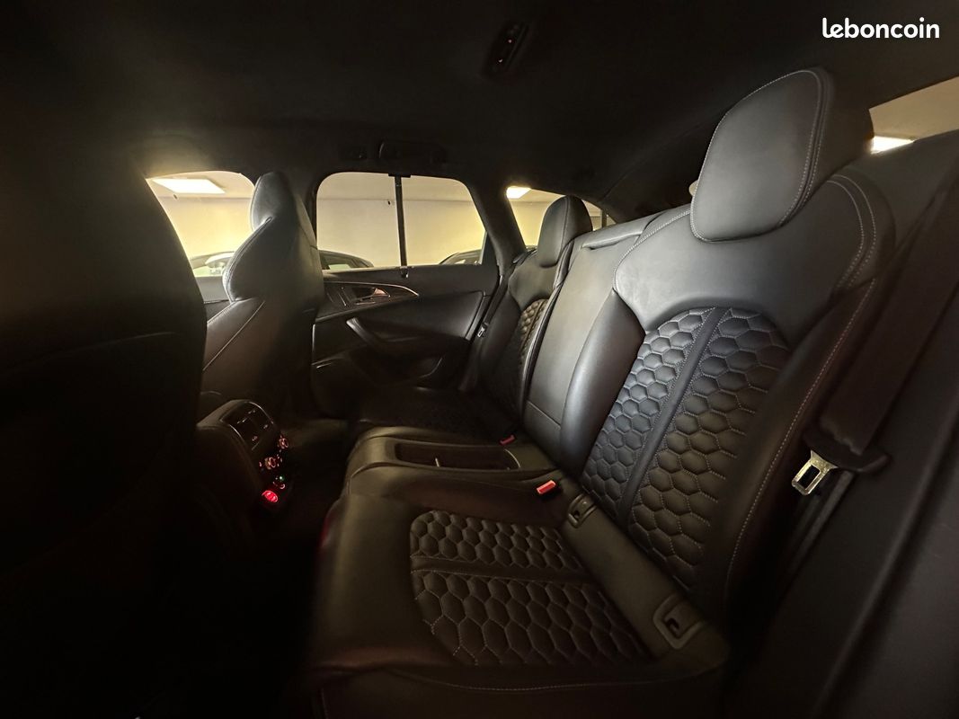 Audi RS 6 4.0 TFSI 560CH QUATTRO + ECHAPPEMENT RS + SOUND BOSE + ENTRETIEN CONSTRUCTEUR + SIEGES CHAUFFANTS/ELECTRIQUES + GARANTIE 12 MOIS (image 11)