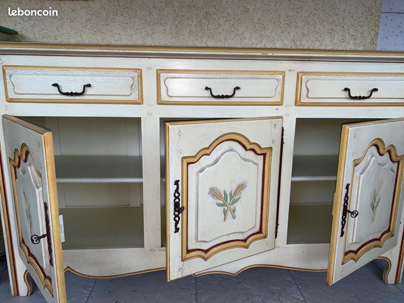 Buffet chêne massif 3 portes (image 4)