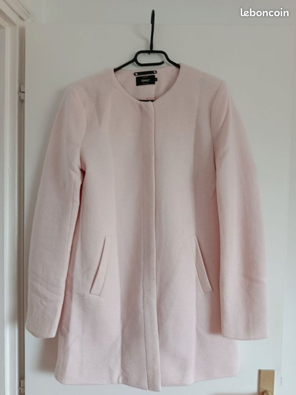 Veste longue rose Only (image 1)