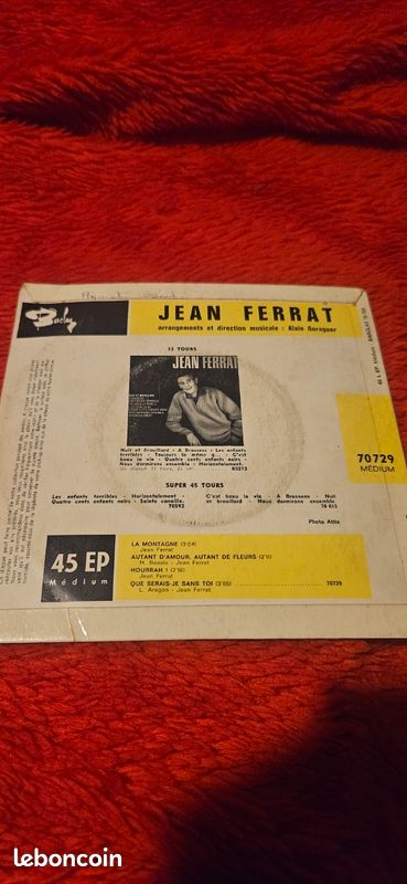 Vinyl jean ferrat (image 2)