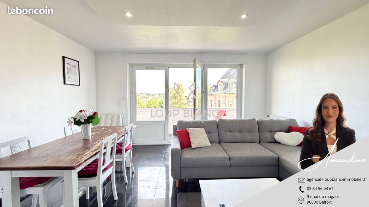 Appartement 4 pièces 78 m² · à Belfort · 78 m² · 850 €
