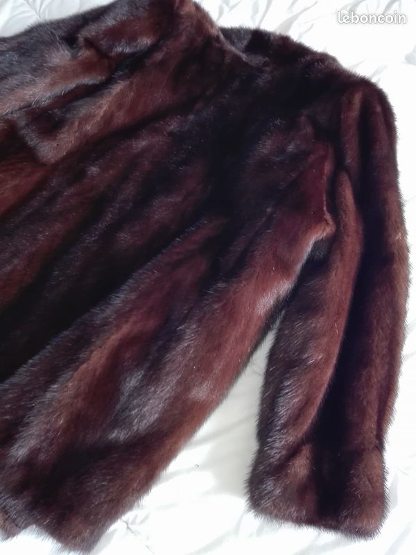 Veste en véritable fourrure de vison parfait état (image 3)