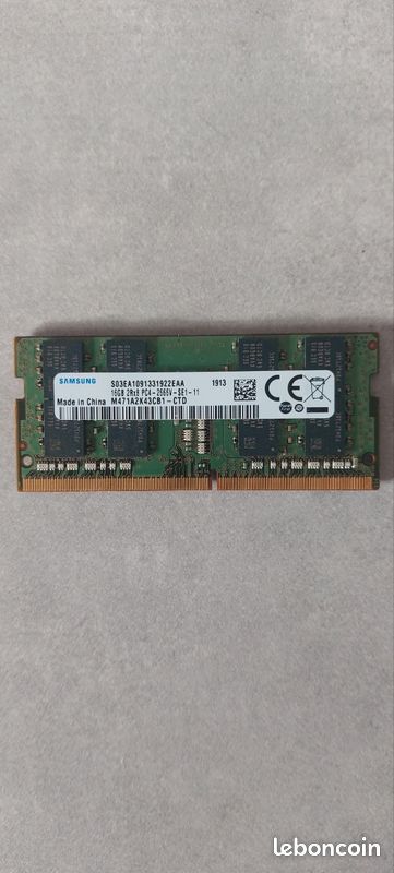 Memoire portable 16 gb pc4 2666 (image 1)