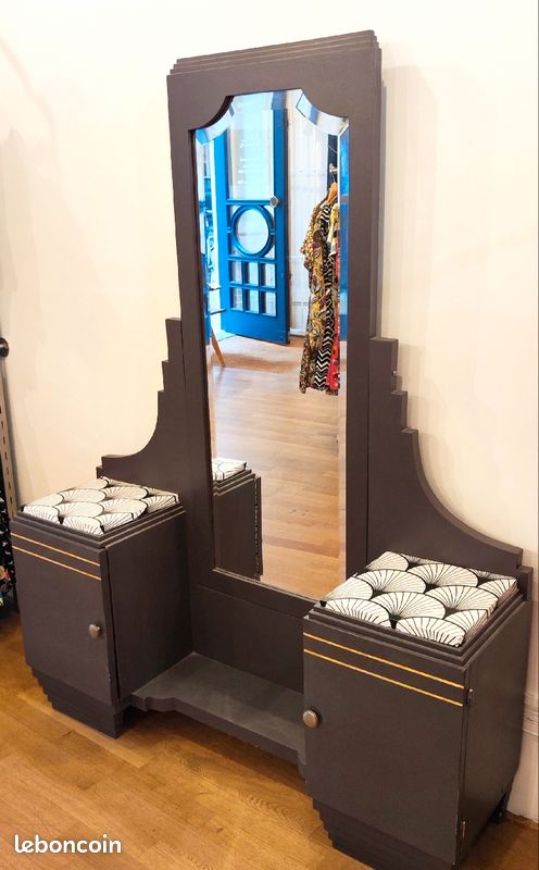 Coiffeuse art déco customisée (image 1)