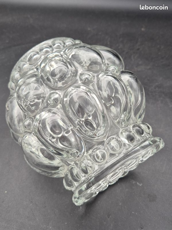 Globe applique suspension en verre transparent (image 2)