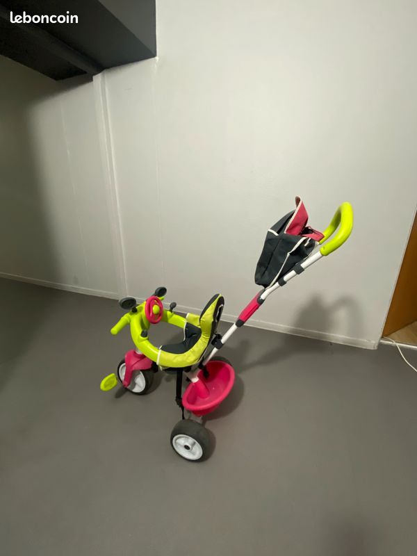 Tricycle smooby rose et vert (image 2)