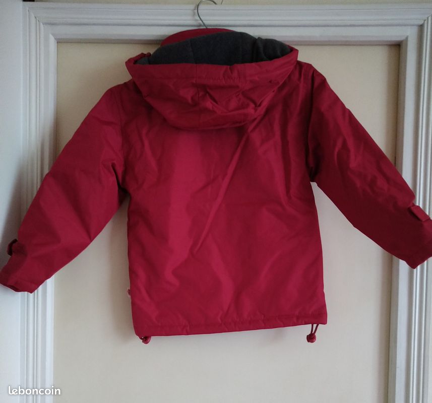 Veste imperméable enfant - VITATA - Waterproof Raincoat - Gris - Capuche amovible - Doublée en Veste imperméable enfant - VITATA - Waterproof Raincoat - Gris - Capuche amovible - Doublée en