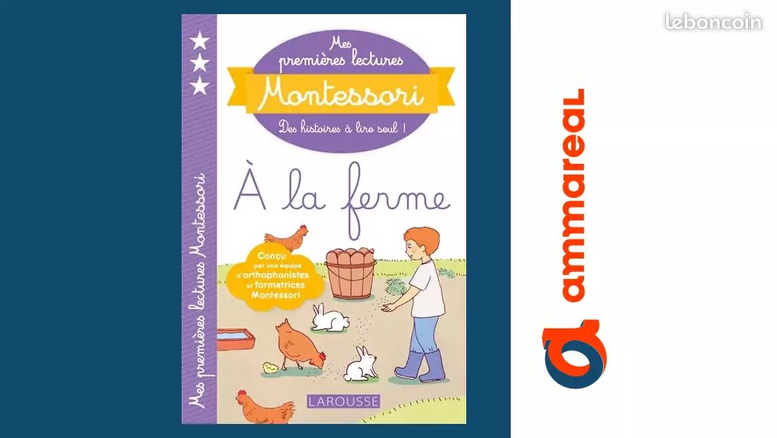 Mes premières lectures Montessori, à la ferme - Anaïs Galon, Christine Nougarolles, Julie R... (image 1)