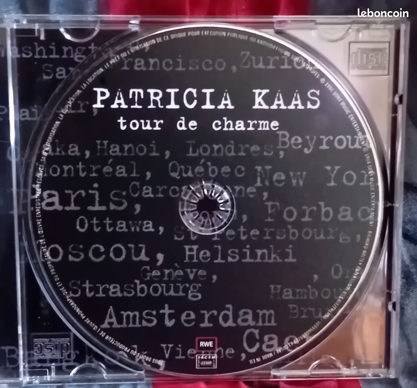 Cd Patricia Kaas " Tour de charme" (image 3)