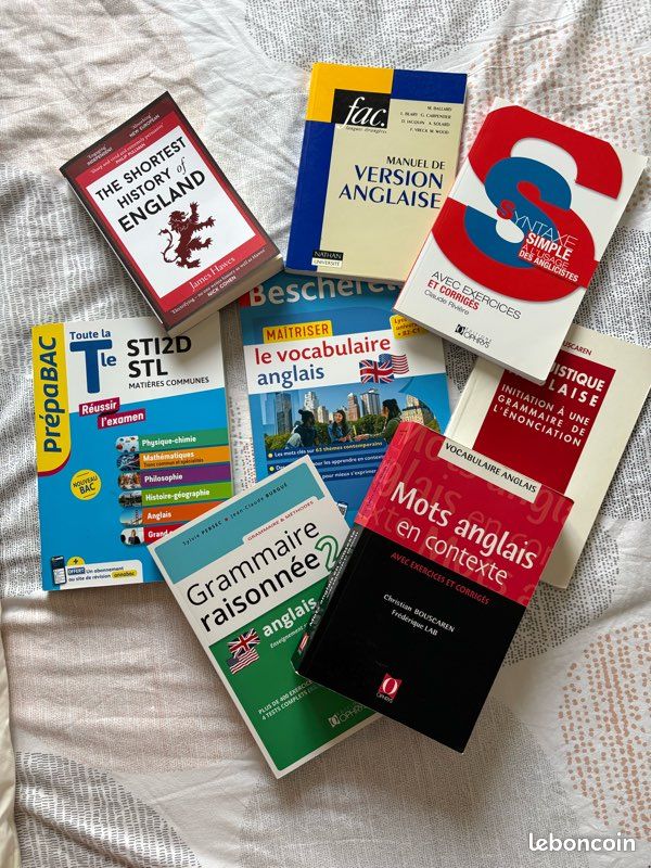 Livres anglais et Livre terminal sti2d/stl (image 1)