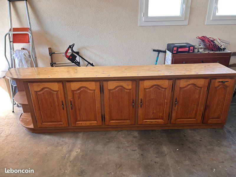 Buffet / meubles en bois – fabrication artisanale – 3 éléments (image 10)