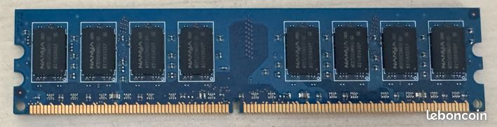Barrette RAM Nanya 2GB DDR2 – Parfait état (image 2)