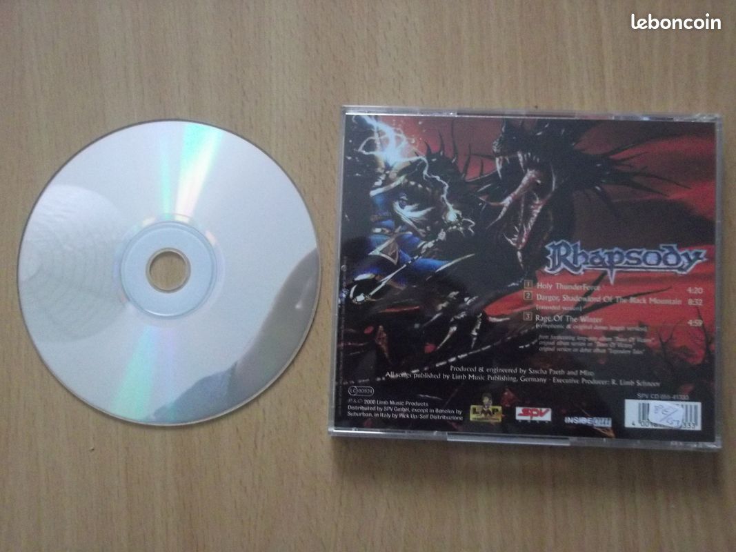 CD RHAPSODY holy thunderforce (image 2)