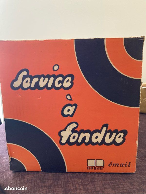 service a fondue - Fer (fonte/fer forgé) - Catawiki