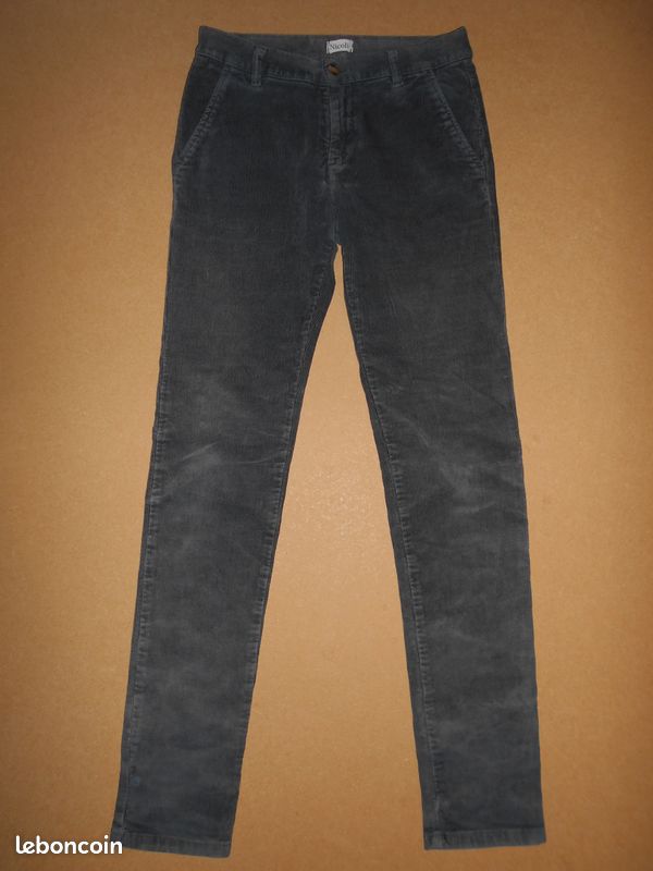 Pantalon G velours 14 ans (image 1)