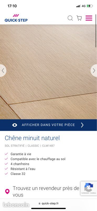 Sol stratifié classique - hydroseal - Quick step - aspect bois (image 3)