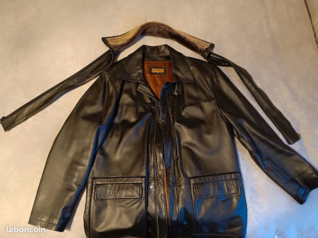 Veste en cuir pour Homme (image 6)