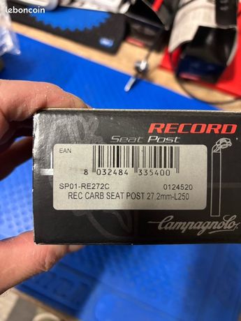 Tige De Selle COLNAGO Campagnolo Record Aero - 27,2 Mm - Pantographiée - Italie