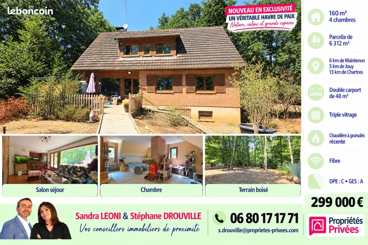 Maison 6 pièces 160 m² · à Maintenon · 160 m² · 299 000 €