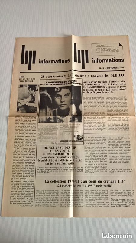 Journal LIP Information n° 3 - sept 1974 (image 2)