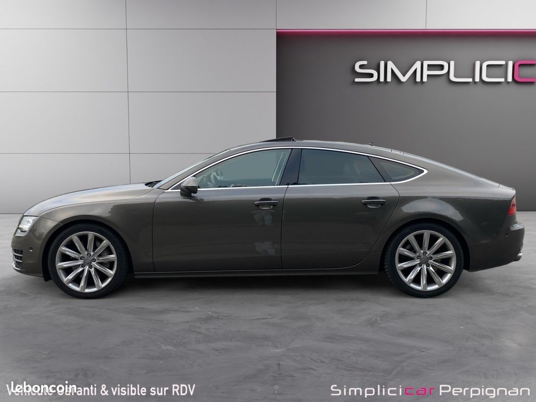 AUDI A7 SPORTBACK V6 3.0 BiTDI 313 Quattro Avus Tiptronic 8 A full suivi audi sièges massant élec chauff vent garant (image 6)