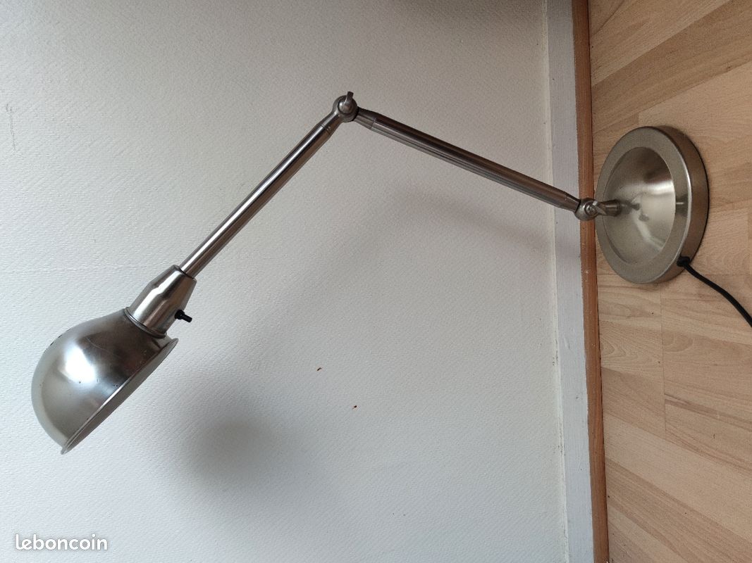 Lampe bureau chrome style vintage Ikea (image 2)