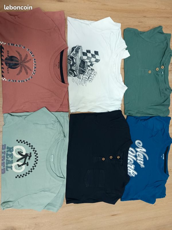 Lot de 6 tee shirt manches longues (image 1)