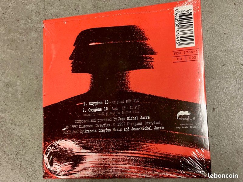 CD single Jean-Michel Jarre Oxygène 10 (image 2)