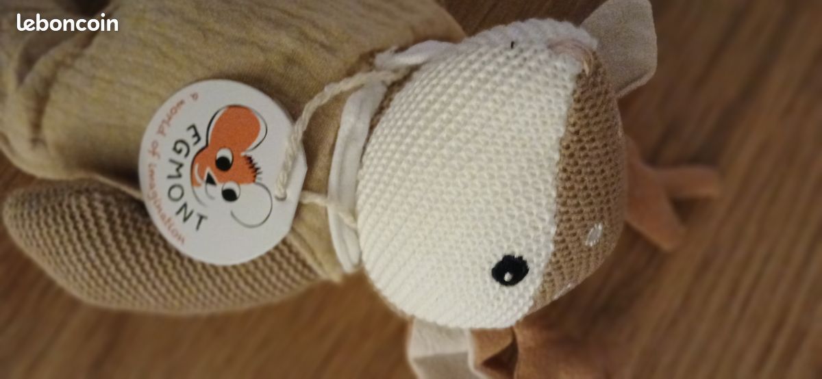 Peluche cerf beige (image 2)
