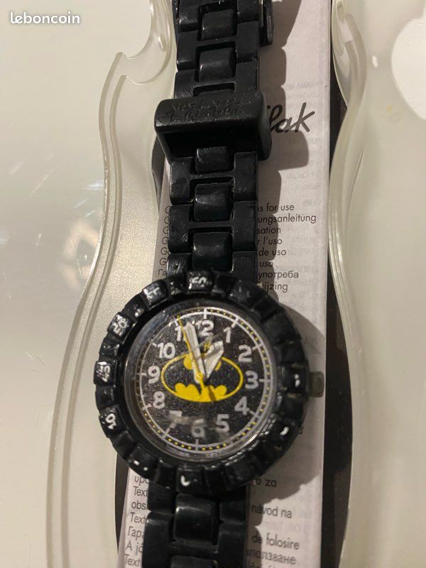Montre Flik Flak Garçon Moto Année 2004 - Fonctionne Avec Pile Neuve, Occasion