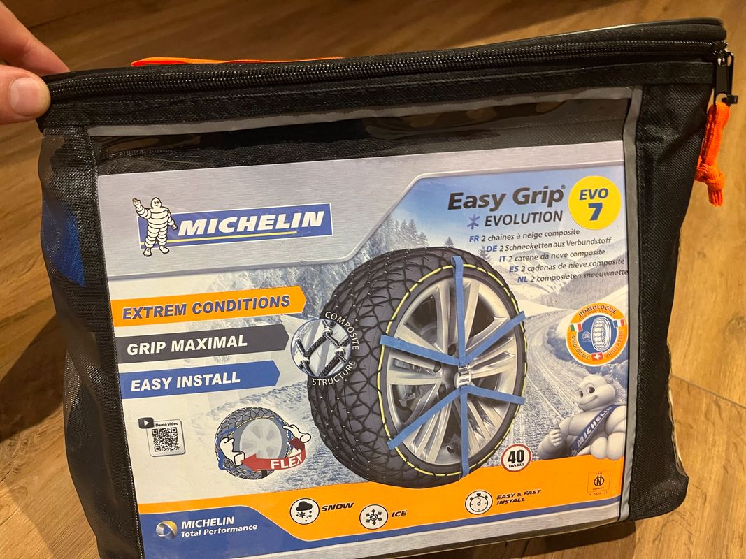 Easy Grip Evo 7 chaînes à neige Michelin chaussettes neuves