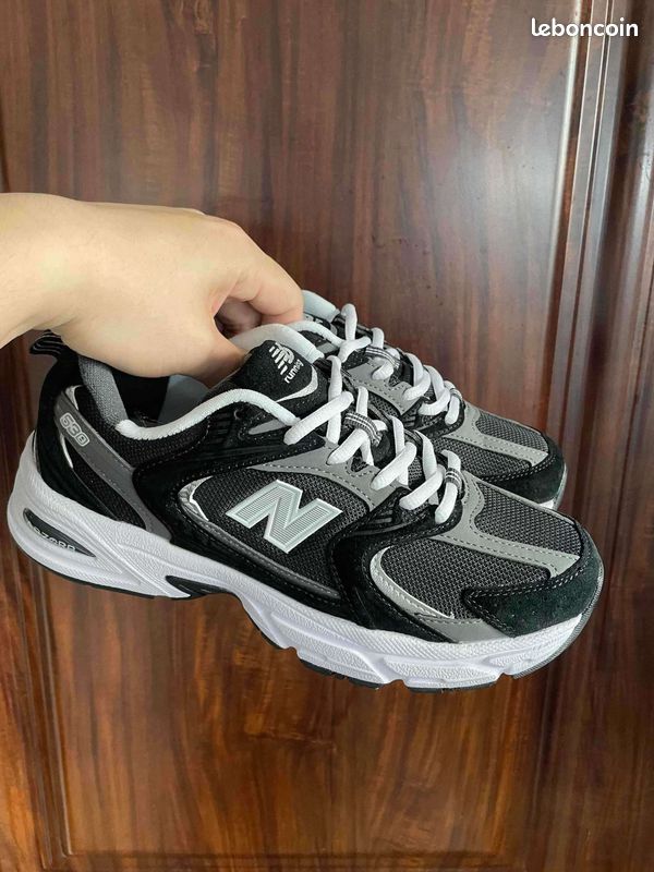 Baskets New Balance noir blanc (image 1)