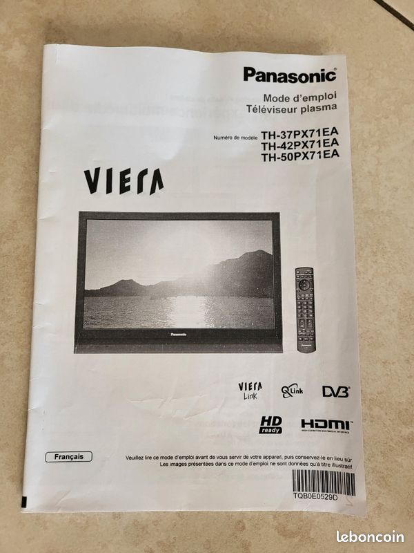 Téléviseur Plasma Panasonic 42 pouces 107cm (image 8)