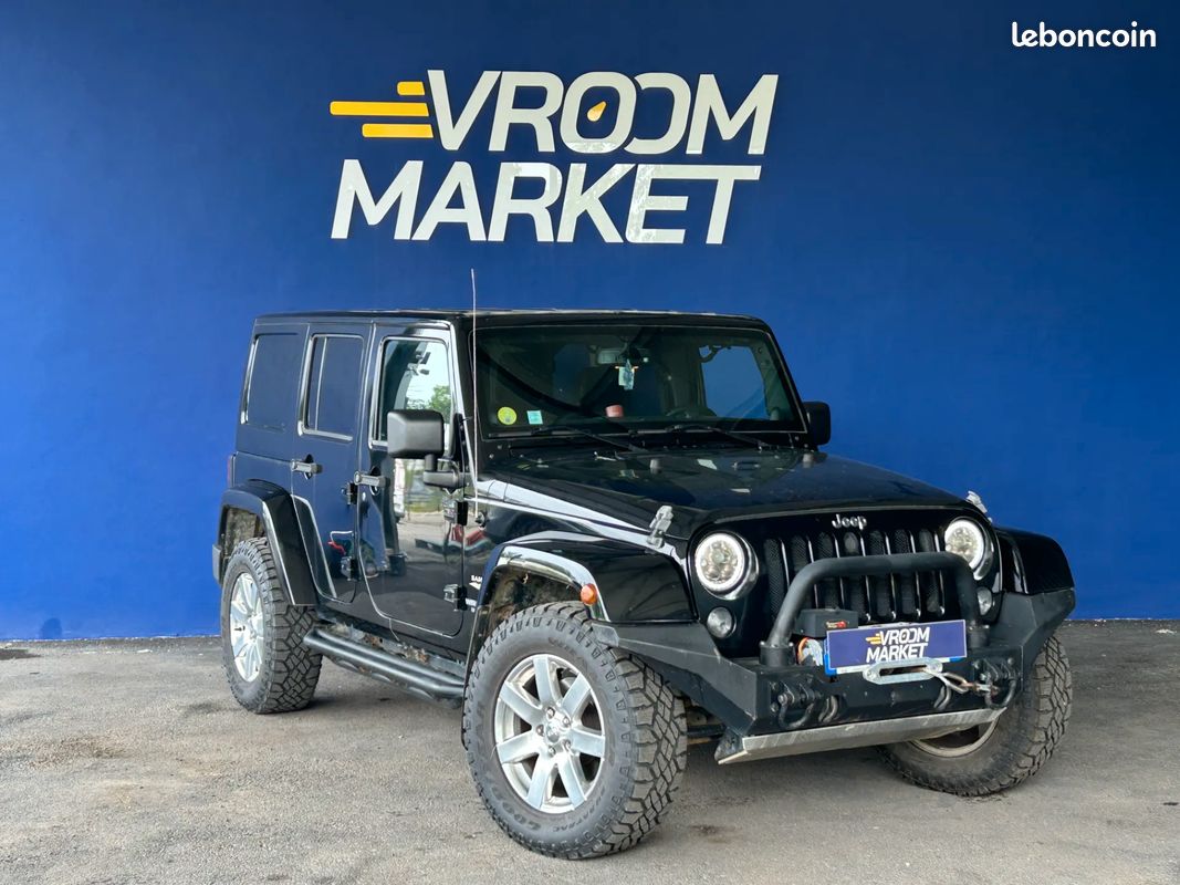 JEEP Wrangler 2.8 D 200ch Sahara - 2014 - 134 500 km - Boîte auto - GARANTIE 6 MOIS (image 3)