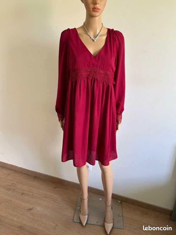 Robe noire transparente de Naf Naf