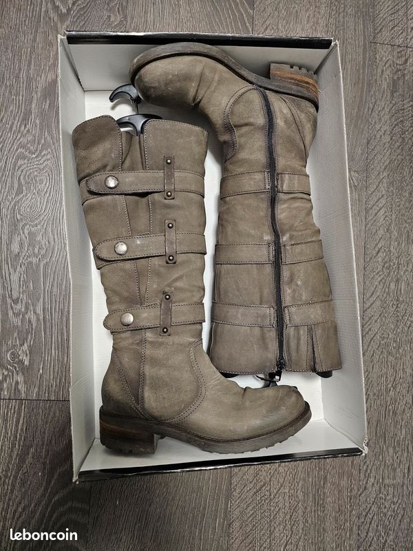 Bottes cuir Mjus avec 3 brides réglables T38 (image 14)