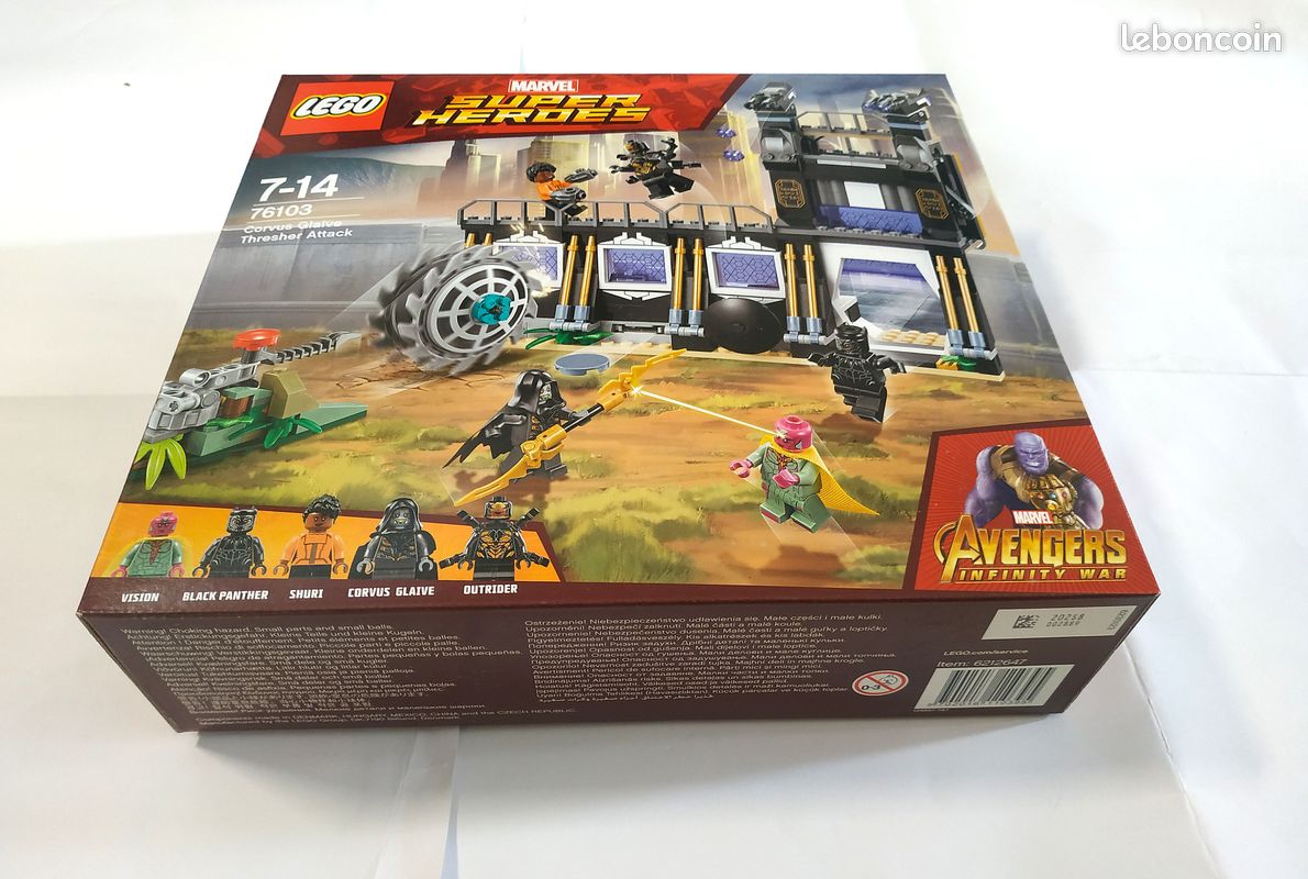 LEGO 76103 Marvel Super Heroes : Corvus Glaive Thresher Attack NEUF (boîte scellée) (image 2)
