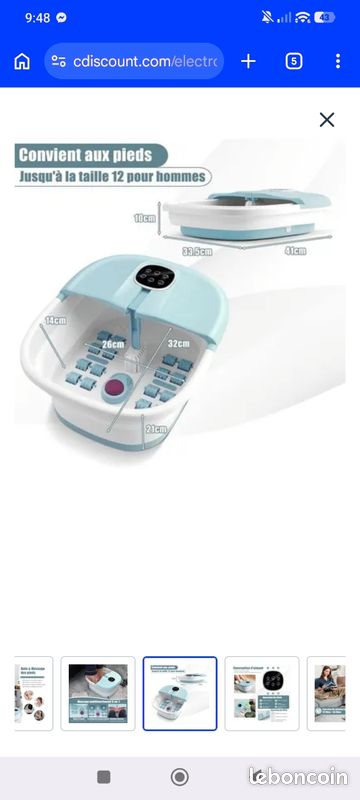 Jaccuzi pied (image 3)