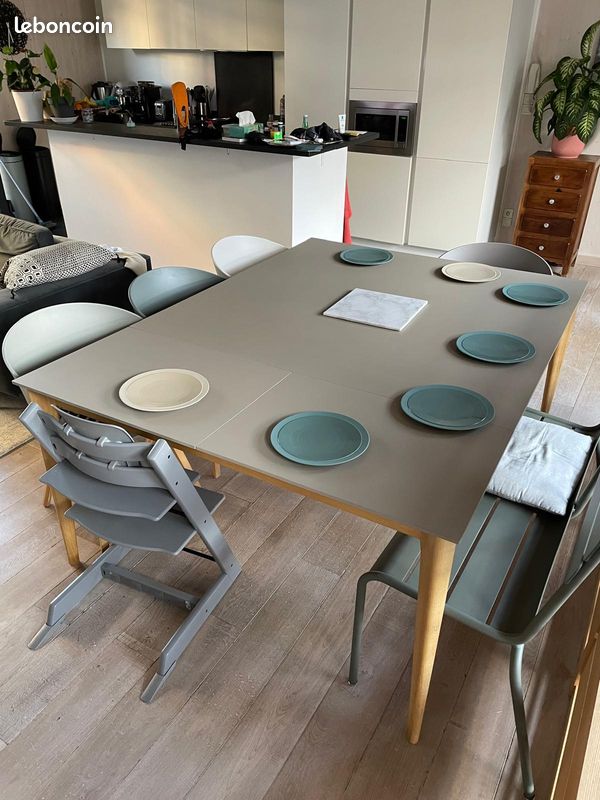 Table Opera Imperial Line 140x140cm + rallonges (image 7)