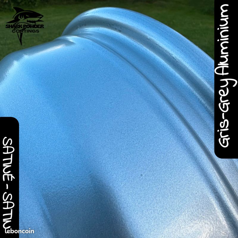 Poudre Polyester Thermolaquage Rouge Pailleté 1Kg - Shark Powder Coatings