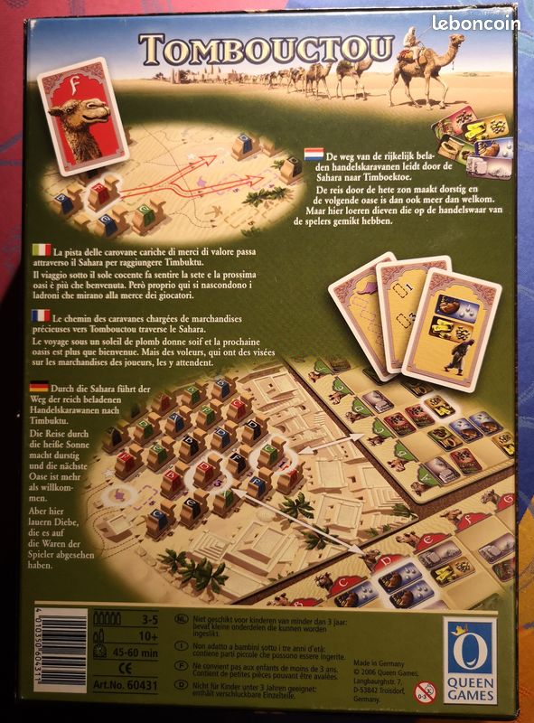 TOMBOUCTOU - Queen Games - comme neuf (image 2)