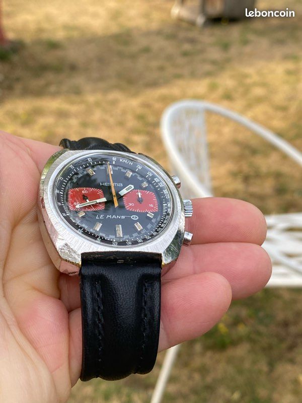 Chronographe mécanique vintage HERMA LE MANS (image 20)