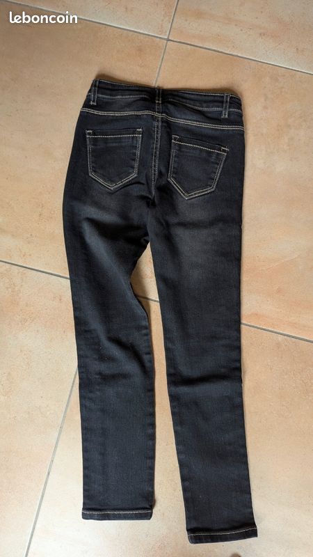Pantalon Jean noir (image 2)