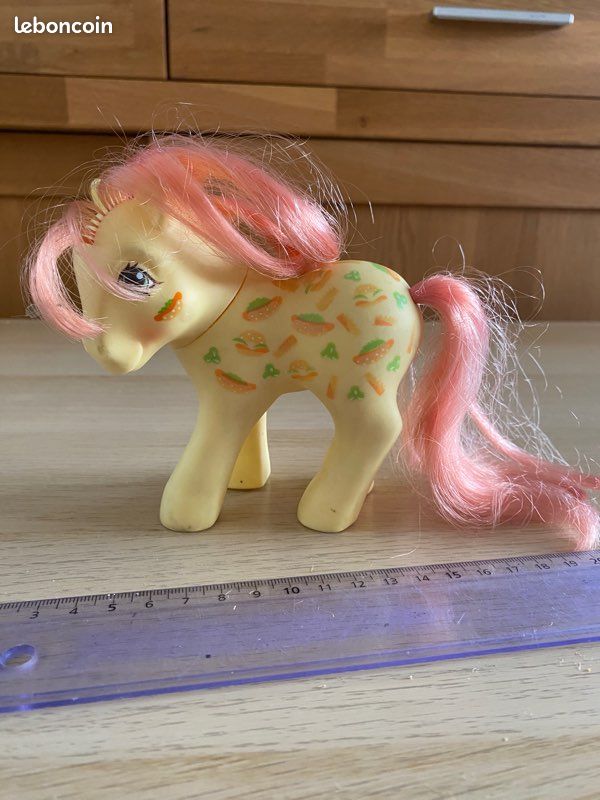Vtg G1 My Little Pony Twice as Fancy MUNCHY - TAF, Hotdogs, Hamburgers, TLC Ref